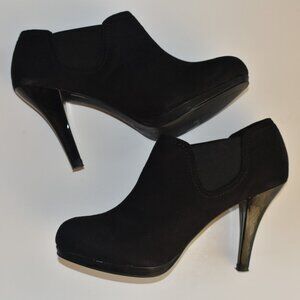 Marks & Spencer Black Ankle Boots with high heels US 7.5/UK 5.5